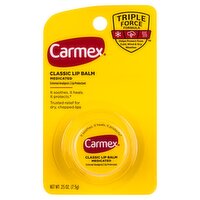 Carmex Healing Lip Balm, .25 oz