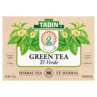 Tadin Green Herbal Tea Bags, 24 count, 1.27 oz