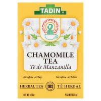 Tadin Chamomile Herbal Tea Bags, 24 count, 0.76 oz