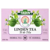 Tadin Linden Herbal Tea Bags, 24 count, 0.85 oz