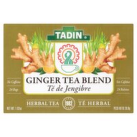 Tadin Ginger Blend Herbal Tea Bags, 24 count, 1.02 oz