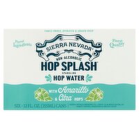 Sierra Nevada Hop Splash Non-Alcoholic Sparkling Hop Water, 12 fl oz, 6 count