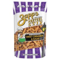 Zapp's New Orleans Style Sweet Cinnamon & Sugar Sinfully-Seasoned Pretzel Stix, 16 oz