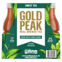 Gold Peak Sweetened Black Tea Bottles, 16.9 fl oz, 6 Pack