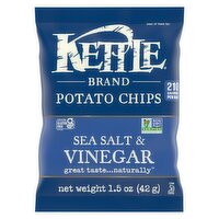 Kettle Brand Sea Salt & Vinegar Potato Chips, 1.5 oz