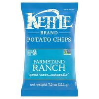 Kettle Brand Farmstand Ranch Potato Chips, 7.5 oz