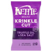 Kettle Brand Krinkle Cut Truffle Oil & Sea Salt Potato Chips, 7.5 oz