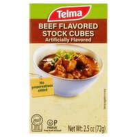 Telma Beef Flavored Stock Cubes, 2.5 oz