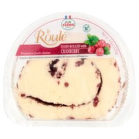 Rians Le Roulé Hand-Rolled with Cranberry Premium Fresh Cheese, 4.4 oz