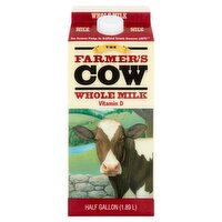 The Farmers Cow Vitamin D Whole Milk, half gallon