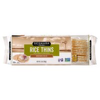 Sesmark Rice Thins Brown Rice Snack Crackers, 3.5 oz