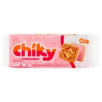 Chiky Strawberry Flavor Covered Cookies, 1.4 oz, 12 count