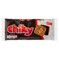 Chiky Chocolate Flavor Covered Cookies, 1.4 oz, 12 count