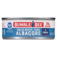 Bumble Bee Solid White Albacore Tuna in Water, 5 oz, 5 Ounce