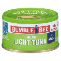 Bumble Bee Chunk Light Tuna in Water, 3 oz