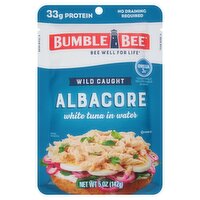 Bumble Bee Albacore White Tuna in Water, 5 oz, 142 Gram