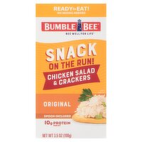 Bumble Bee Snack on the Run! Chicken Salad & Crackers Kit, 3.5 oz, 3.5 Ounce