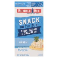 Bumble Bee Snack on the Run! Ranch Tuna Salad & Crackers, 3.5 oz