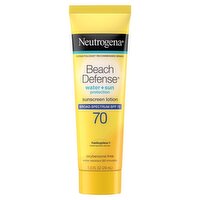 Neutrogena Beach Defense Water + Sun Protection Broad Spectrum Sunscreen Lotion, SPF 70, 1.0 fl oz, 1 Fluid ounce