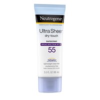 Neutrogena Ultra Sheer Dry-Touch Broad Spectrum Sunscreen, SPF 55, 3.0 fl oz