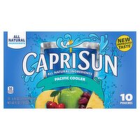 Capri Sun Pacific Cooler Mixed Fruit Flavored Juice Drink Blend, 6 fl oz, 10 count