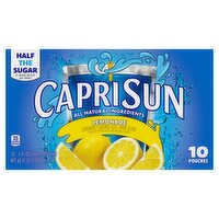 Capri Sun Lemonade Juice Drink, 6 fl oz, 10 count, 60 Fluid ounce