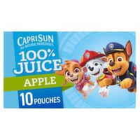 Capri Sun Paw Patrol Apple 100% Juice, 6 fl oz, 10 count