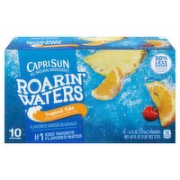 Capri Sun Roarin' Waters Tropical Tide Flavored Water Beverage, 6 fl oz,10 count, 60 Fluid ounce