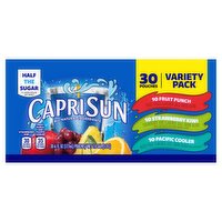 Capri Sun Juice Drink Blend Variety Pack, 6 fl oz, 30 count, 1.4 Gallon