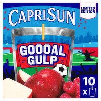 Capri Sun Gooal Gulp Mixed Fruit Flavored Juice Drink, 6 fl oz, 10 count