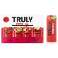 Truly Punch Bolder Flavor Hard Seltzer, 12 fl oz, 12 count, 144 Fluid ounce