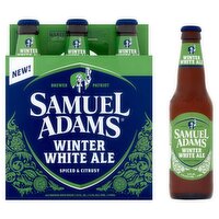 Samuel Adams Winter White Ale, 12 fl oz, 6 count, 12 Each