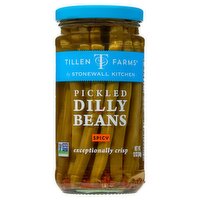 Stonewall Kitchen Tillen Farms Spicy Pickled Dilly Beans, 12 oz