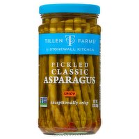 Stonewall Kitchen Tillen Farms Spicy Pickled Classic Asparagus, 12 oz