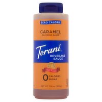 Torani Zero Calorie Caramel Flavored Beverage Sauce, 12.8 oz