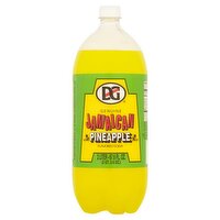 DG Genuine Jamaican Pineapple Flavored Soda, 2 L