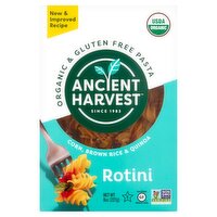 Ancient Harvest Rotini Organic & Gluten Free Pasta, 8 oz