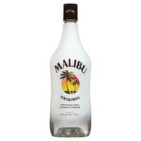 Malibu Original White Rum With Coconut Liqueur, 59 fl oz