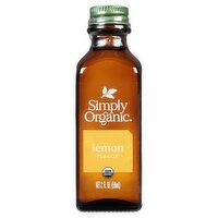 Simply Organic Lemon Flavor, 2 fl oz