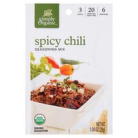 Simply Organic Spicy Chili Seasoning Mix, 1.00 oz