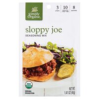 Simply Organic Sloppy Joe Seasoning Mix, 1.41 oz