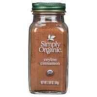 Simply Organic Ceylon Cinnamon, 2.08 oz, 2.08 Ounce