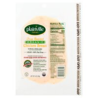 Plainville Farms Oven Roasted Organic Chicken Breast, 6 oz
