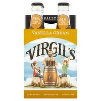 Virgil's Bottles Handcrafted Vanilla Cream Beer, 4 count, 12 fl oz