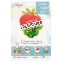 FreshPaper Natural Food Saver Sheet, 8 count