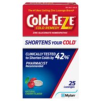 Mylan Cold-Eeze Cold Remedy Natural Cherry Flavor Lozenges, 25 count