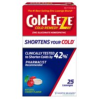 Cold-Eeze Natural Cherry Flavor Lozenges, 25 count