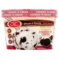 Klein's Real Kosher Smooth & Creamy Cookies 'N Cream Non-Dairy Frozen Dessert, 56 oz