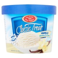 Klein's Real Kosher Classic Treat Vanilla Premium Ice Cream, 56 fl oz