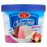 Klein's Real Kosher Classic Treat Neapolitan Premium Ice Cream, 56 oz